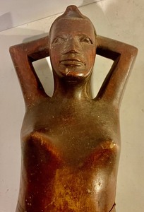 lot 298 image: Wooden Lady Nutcracker