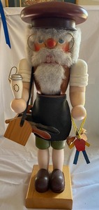 lot 65 image: Large Cheerful Craftsman Nutcracker