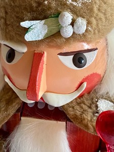 lot 71 image: Erzgebirge-Victorian Snowy Santa