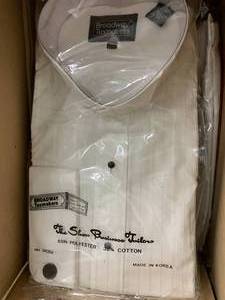 lot 3 image: NEW CASE OF TUX SHIRTS MEDIUM