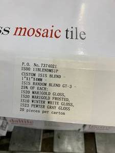 lot 20 image: DALTILE GLASS MOSAIC TILE