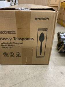 lot 43 image: NEW HEAVY DUTY SPOONS