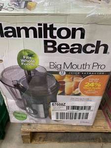 lot 59 image: HAMILTON BEACH BIG MOUTH JUICER