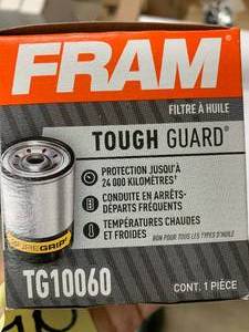 lot 95 image: FRAM TOUGH GUARD OIL FILTER #TG10060