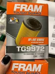 lot 96 image: FRAM TOUGH GUARD OIL FILTER #TG9972