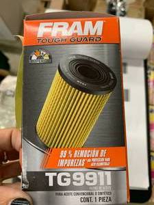 lot 100 image: FRAM TOUGH GUARD OIL FILTER #TG9911