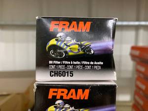 lot 105 image: FRAM MOTORCYCLE OIL FILTER #CH6015