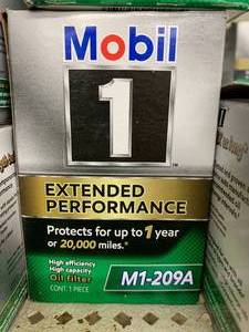 lot 123 image: MOBIL EXTENDED PERFORMANCE OIL FILTER #M1-107A