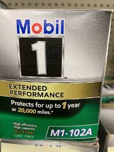 lot 125 image: MOBIL EXTENDED PERFORMANCE OIL FILTER #M1-102A