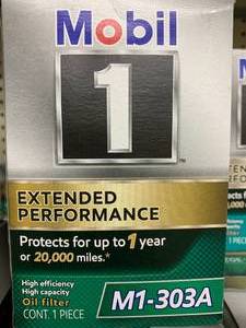 lot 127 image: MOBIL EXTENDED PERFORMANCE OIL FILTER #M1-303A