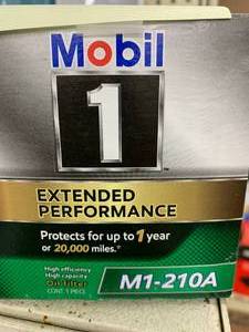 lot 133 image: MOBIL EXTENDED PERFORMANCEC OIL FILTER #M1-210A