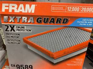 lot 134 image: FRAM EXTRA GUARD AIR FILTER #CA9589