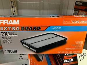 lot 135 image: FRAM EXTRA GUARD AIR FILTER #CA9600