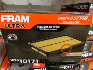 lot 136 image: FRAM ULTRA AIR FILTER #XGA10171