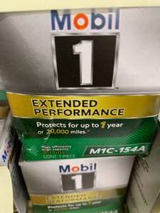lot 145 image: MOBIL EXTENDED PERFORMANCE OIL FILTER #M1C-154A