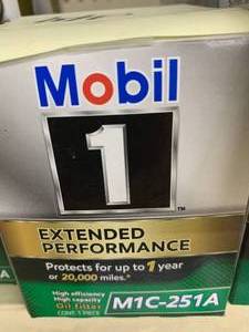lot 146 image: MOBIL EXTENDED PERFORMANCE OIL FILTER #M1C-251A