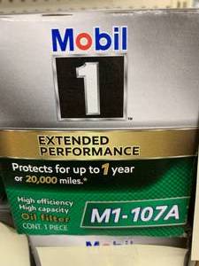 lot 152 image: MOBIL EXTENDED PERFORMANCE OIL FILTER #M1-107A