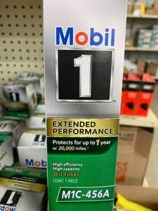 lot 154 image: MOBIL EXTENDED PERFORMANCE OIL FILTER #M1C-456A