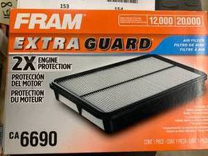 lot 156 image: FRAM EXTRA GUARD AIR FILTER #CA6690