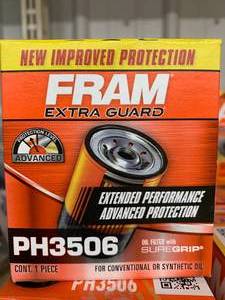 lot 161 image: FRAM EXTRA GUARD OIL FILTER #PH3506