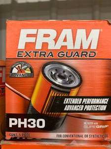 lot 163 image: FRAM EXTRA GUARD OIL FILTER #PH30