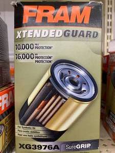 lot 169 image: FRAM XTENDED GUARD OIL FILTER #XG3976A