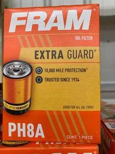 lot 173 image: FRAM EXTRA GUARD OIL FILTER #PH8A