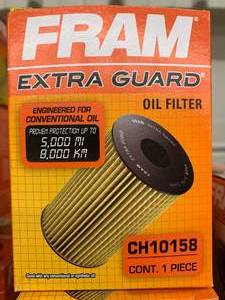 lot 185 image: FRAM OIL FILTER #CH10158