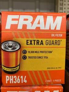 lot 189 image: FRAM EXTRA GUARD OIL FILTER #PH3614