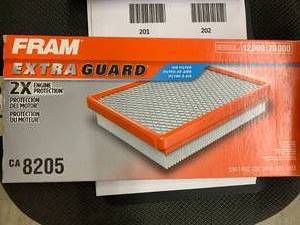 lot 206 image: FRAM EXTRA GUARD AIR FILTER #CA8205