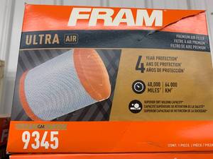 lot 203 image: FRAM ULTRA AIR FILTER #9345