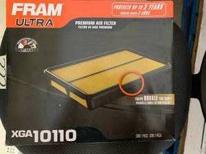 lot 222 image: FRAM ULTRA AIR FILTER #XGA10110