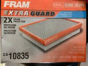lot 223 image: FRAM EXTRA GUARD AIR FITLER #CA10835