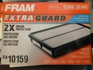 lot 225 image: FRAM EXTRA GUARD AIR FILTER #CA10159