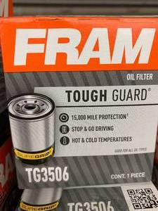 lot 229 image: FRAM TOUGH GUARD OIL FILTER #TG3506