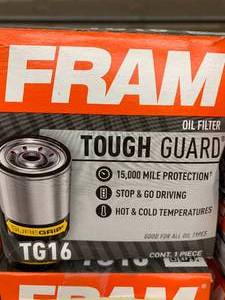 lot 230 image: FRAM TOUGH GUARD OIL FILTER #TG16