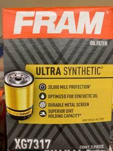 lot 242 image: FRAM ULTRA SYNTHETIC OIL FILTER