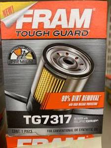 lot 244 image: FRAM TOUGH GUARD OIL FILTER #TG7317
