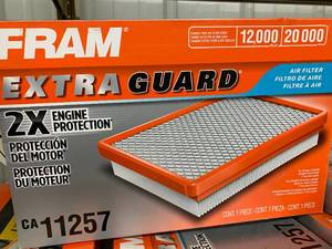 lot 247 image: FRAM EXTRA GUARD AIR FILTER #CA11257