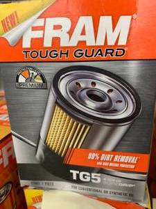 lot 253 image: FRAM TOUGH GUARD OIL FILTER #TG5