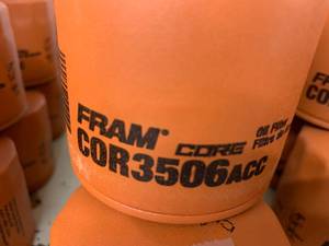 lot 255 image: FRAM CORE OIL FILTER #COR3506ACC