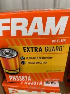 lot 262 image: FRAM EXTRA GUARD OIL FILTER #PH3387A