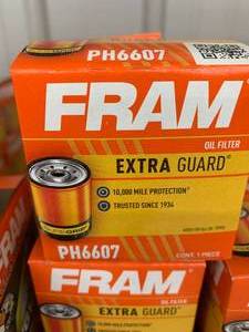 lot 268 image: FRAM EXTRA GUARD OIL FILTER #PH6607