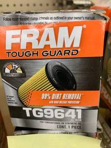 lot 275 image: FRAM TOUGH GUARD OIL FILTER #TG6341