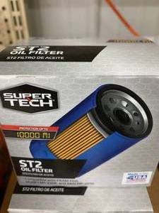 lot 282 image: SUPER TECH OIL FILTER #ST2