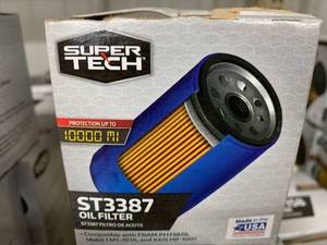 lot 288 image: SUPER TECH OIL FILTERS #ST3387