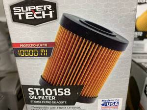 lot 289 image: SUPER TECH OIL FILTERS #ST10158