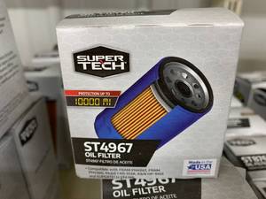 lot 298 image: SUPER TECH OIL FILTERS #ST4967