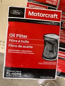 lot 309 image: MOTORCRAFT OIL FILTER #FL-500S