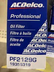 lot 316 image: ADELCO OIL FILTER #PF2129G